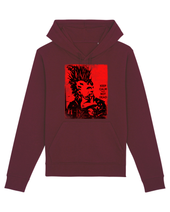 punks not dead Burgundy