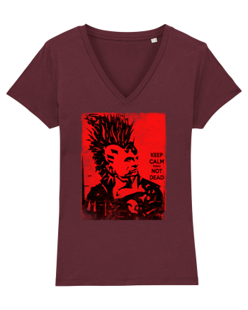 punks not dead Burgundy