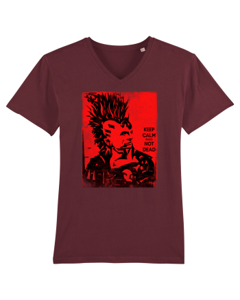 punks not dead Burgundy
