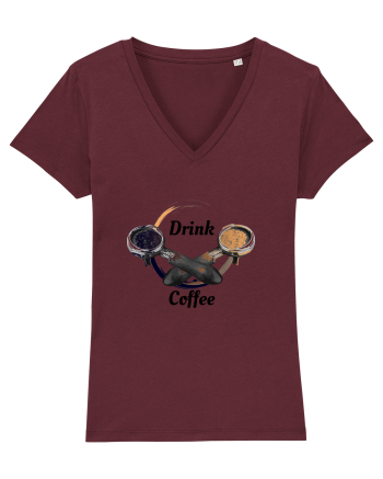 Drink Coffee Burgundy