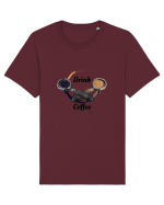 Drink Coffee Tricou mânecă scurtă Unisex Rocker