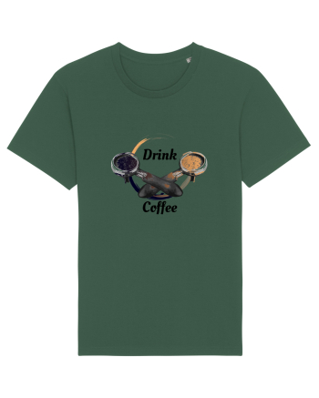 Drink Coffee Bottle Green