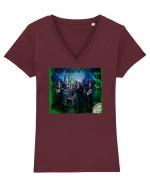Rage Against The Machine - Sleep Now in the Fire Tricou mânecă scurtă guler V Damă Evoker
