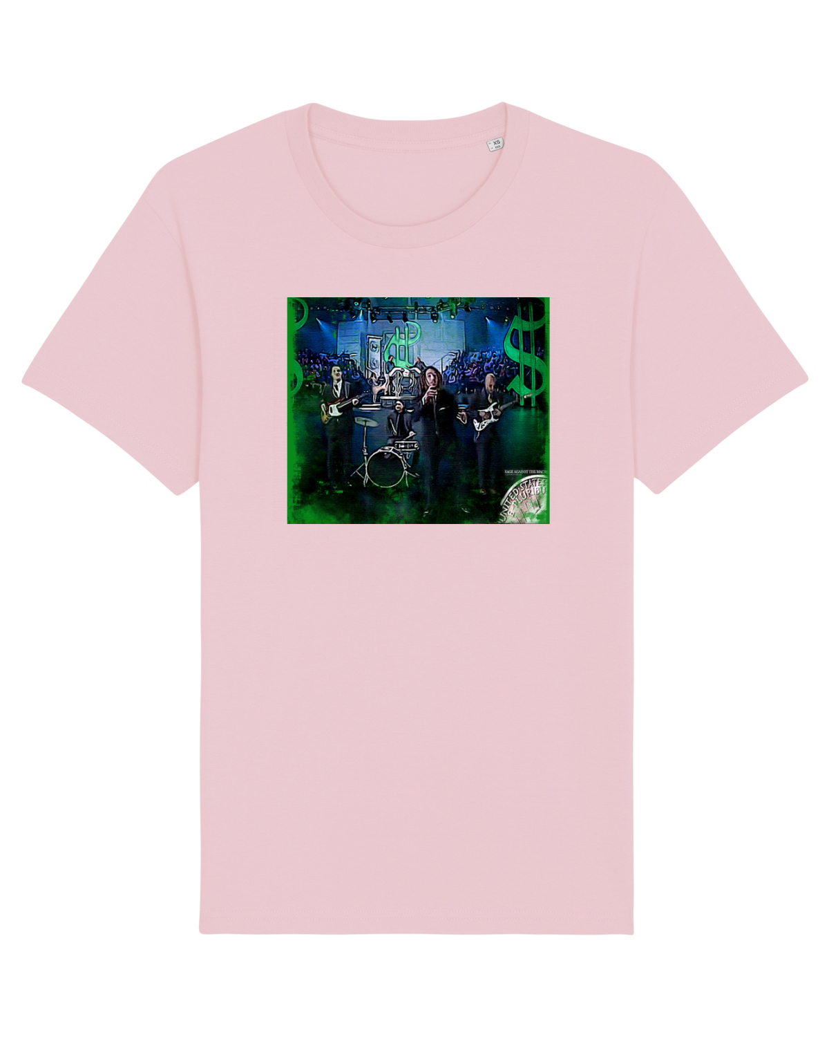 Tricou mânecă scurtă Unisex Rocker Cotton Pink