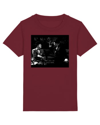 Laurel and Hardy T-Shirt Burgundy