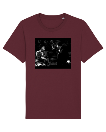 Laurel and Hardy T-Shirt Burgundy