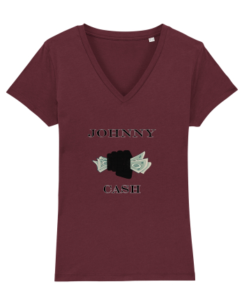 johnny cash Burgundy
