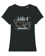 Un decembrie memorabil Tricou mânecă scurtă guler larg fitted Damă Expresser