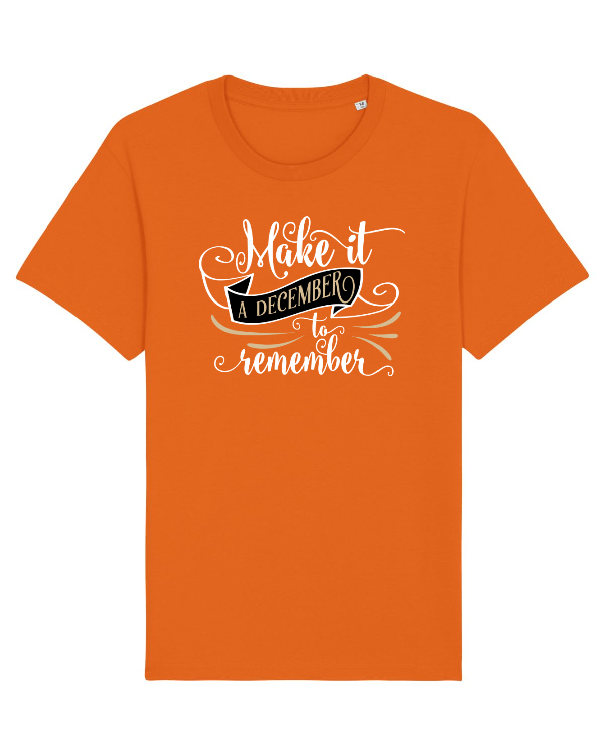 Tricou mânecă scurtă Unisex Rocker Bright Orange
