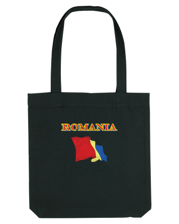 romanian flag Black