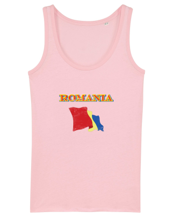 romanian flag Cotton Pink