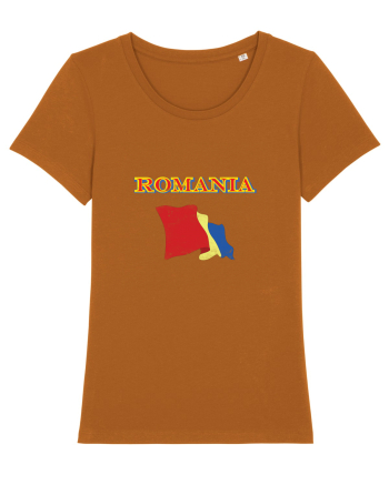 romanian flag Roasted Orange