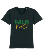 Palm bici Tricou mânecă scurtă guler V Bărbat Presenter