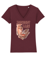 Innocent Face Tricou mânecă scurtă guler V Damă Evoker
