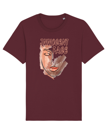 Innocent Face Burgundy