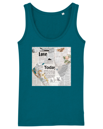 Newspaper pattern Ocean Depth