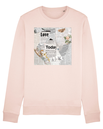 Newspaper pattern Candy Pink