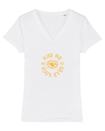 Kiss me with your eyes White