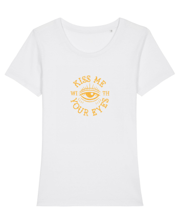 Kiss me with your eyes White