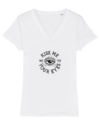 Kiss me with your eyes White