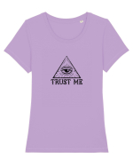 Trust me Tricou mânecă scurtă guler larg fitted Damă Expresser