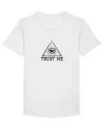 Trust me Tricou mânecă scurtă guler larg Bărbat Skater