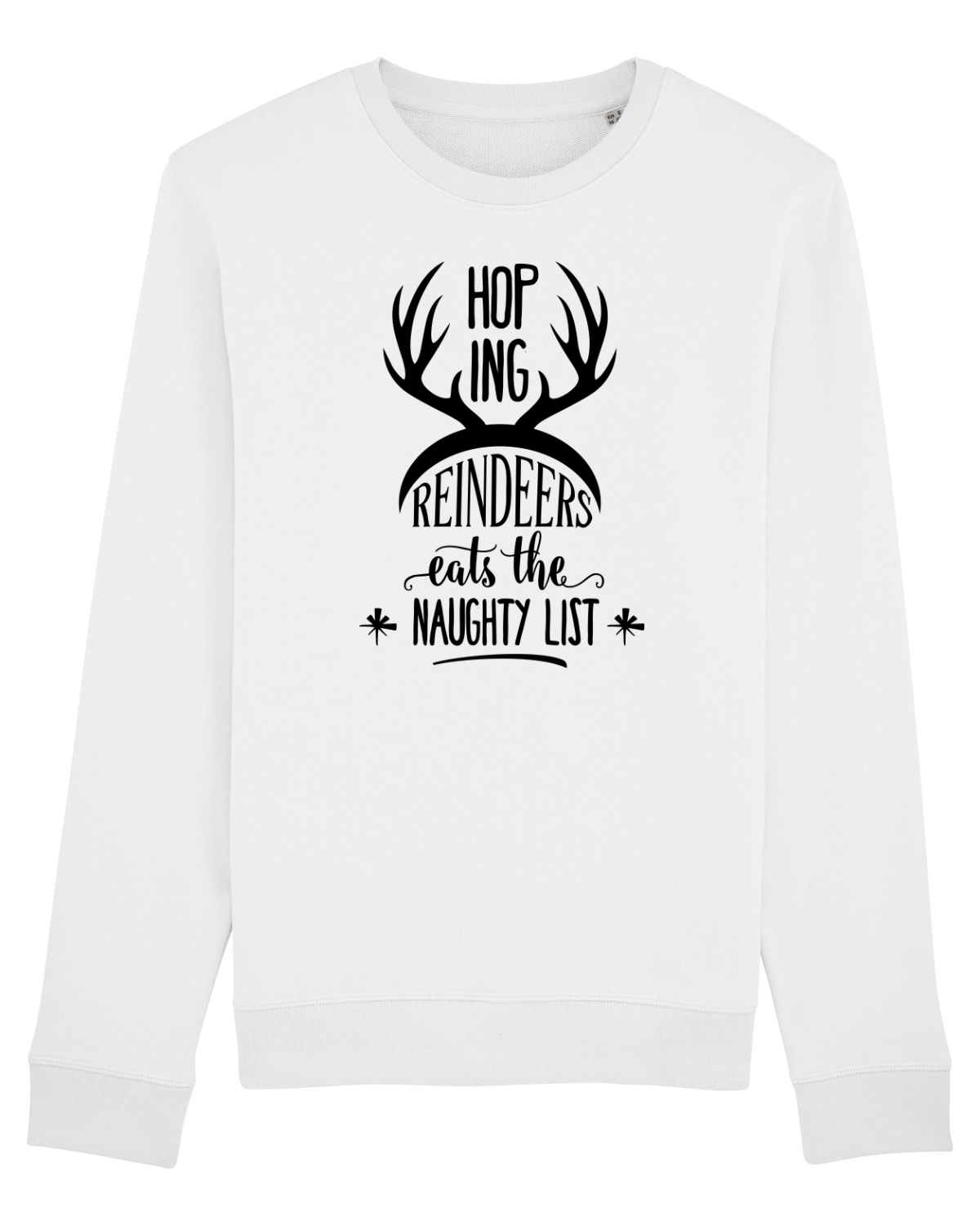 Bluză mânecă lungă Unisex Rise White