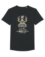 Sper că renii au mâncat lista Tricou mânecă scurtă guler larg Bărbat Skater