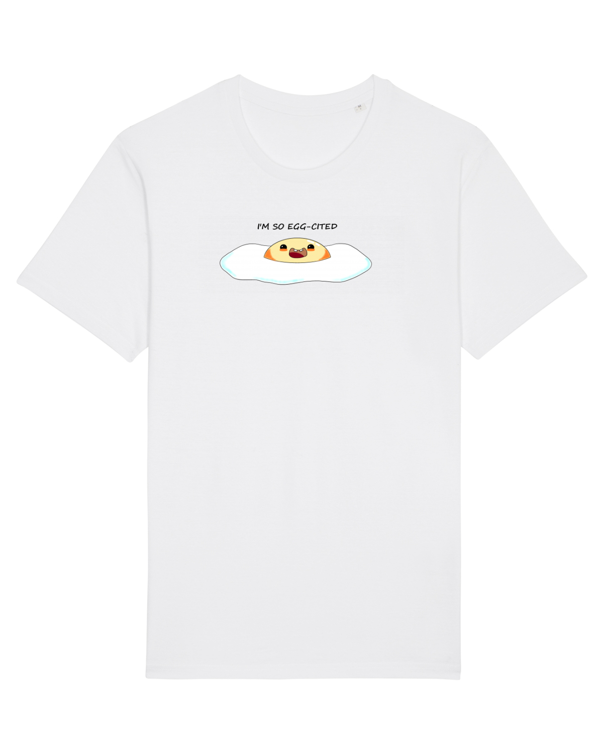 Tricou mânecă scurtă Unisex Rocker White