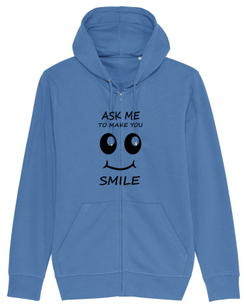 Ask me to make you smile Bright Blue