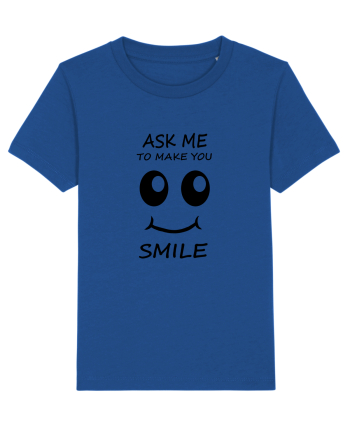 Ask me to make you smile Majorelle Blue