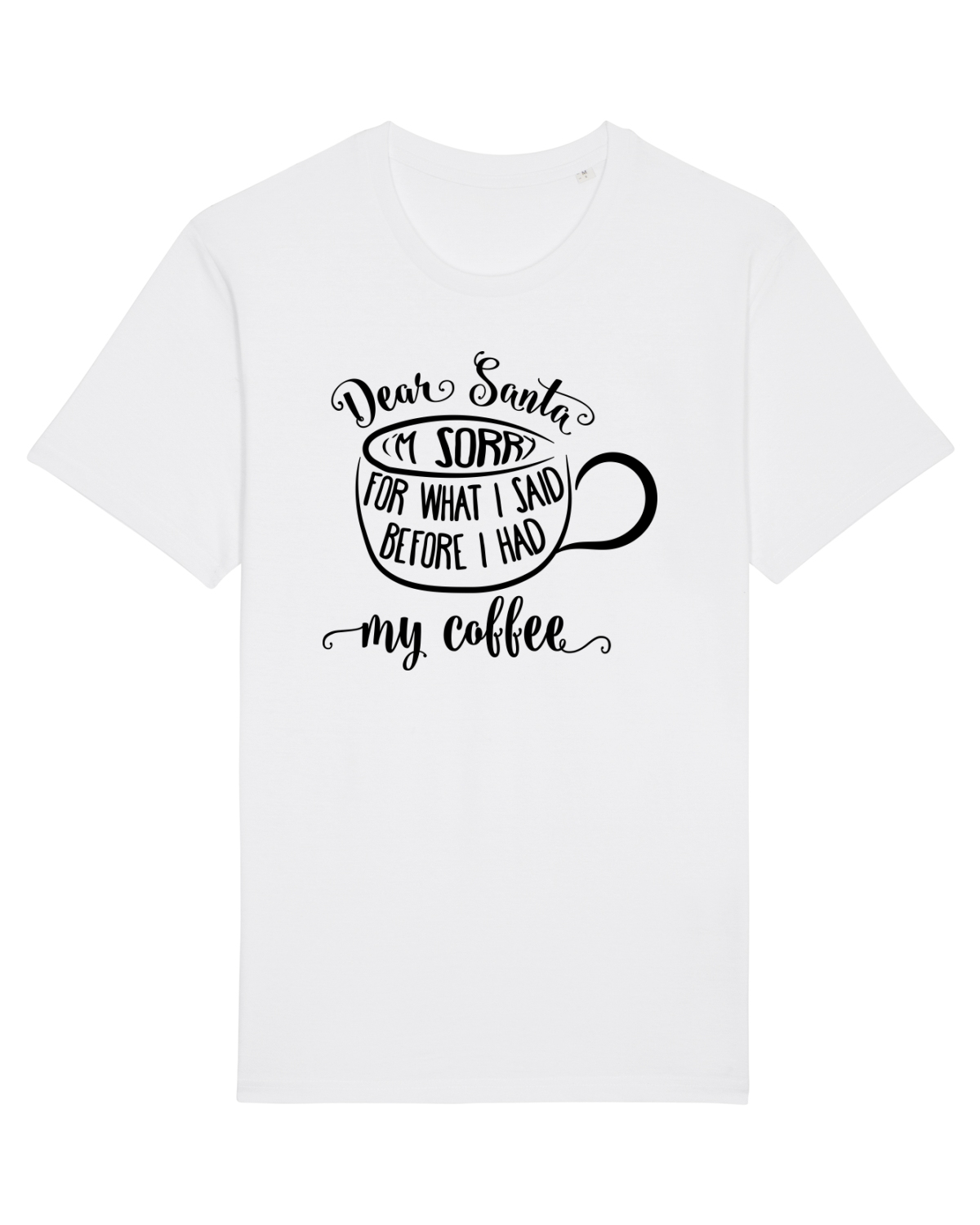 Tricou mânecă scurtă Unisex Rocker White