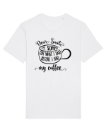 Spun prostii înainte de cafea Tricou mânecă scurtă Unisex Rocker