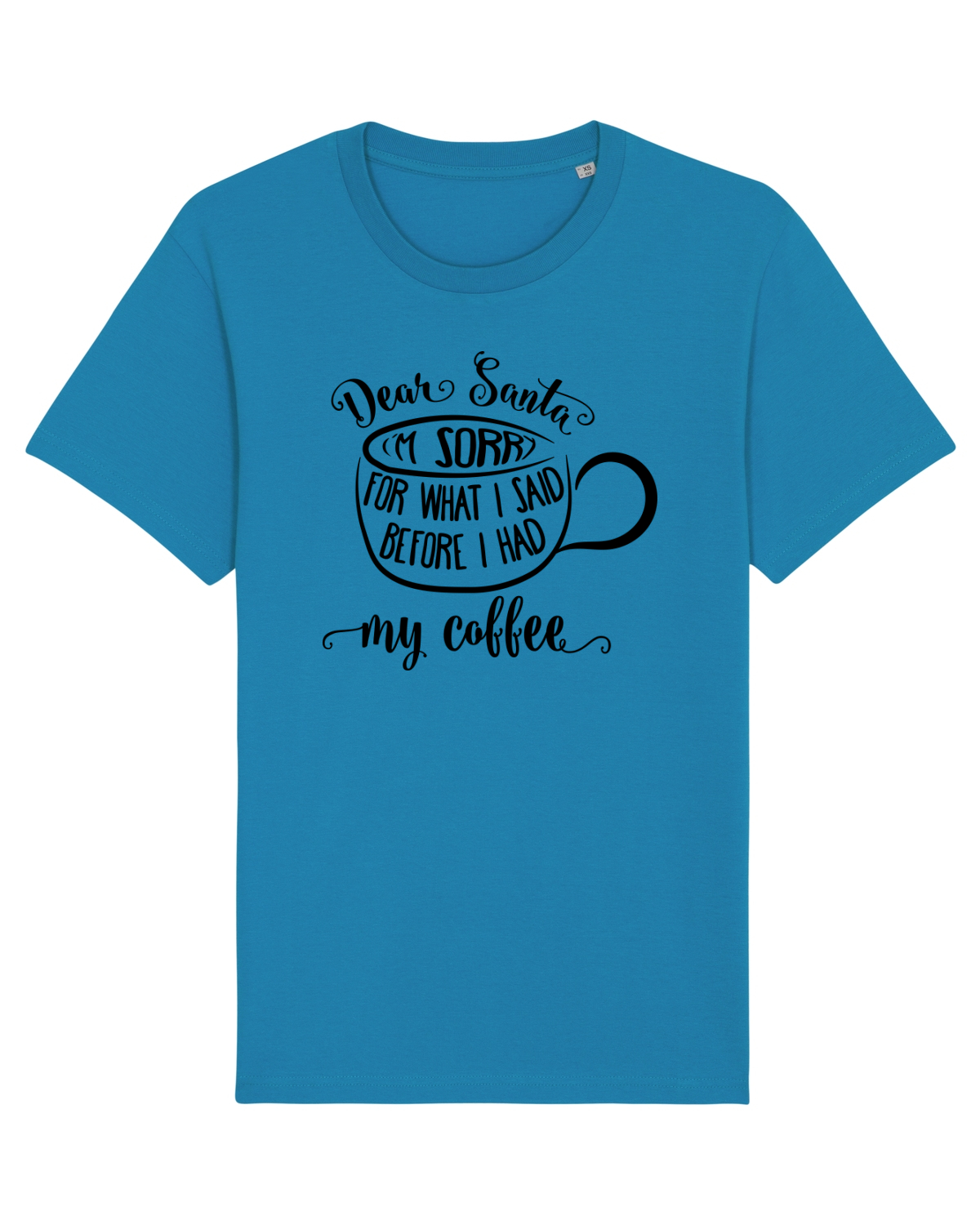Tricou mânecă scurtă Unisex Rocker Azur