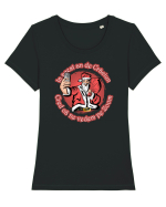 Craciun pe Zoom Tricou mânecă scurtă guler larg fitted Damă Expresser