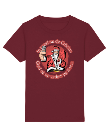 Craciun pe Zoom Burgundy