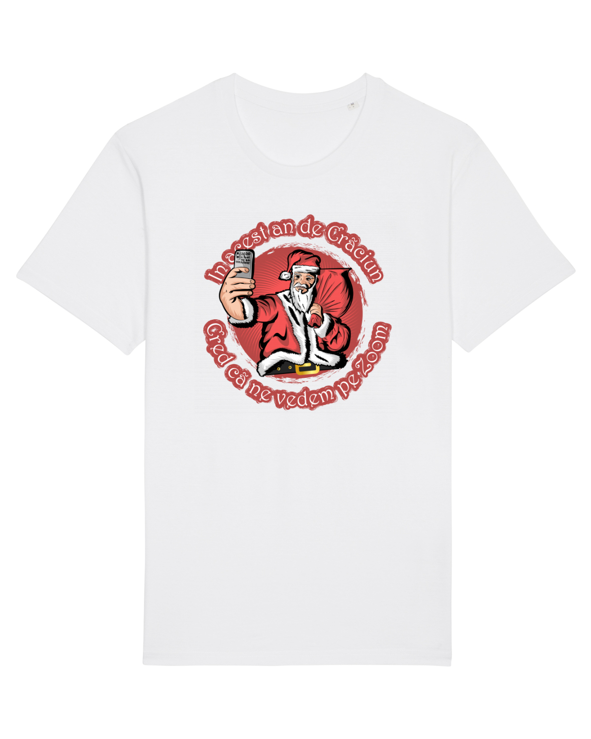 Tricou mânecă scurtă Unisex Rocker White