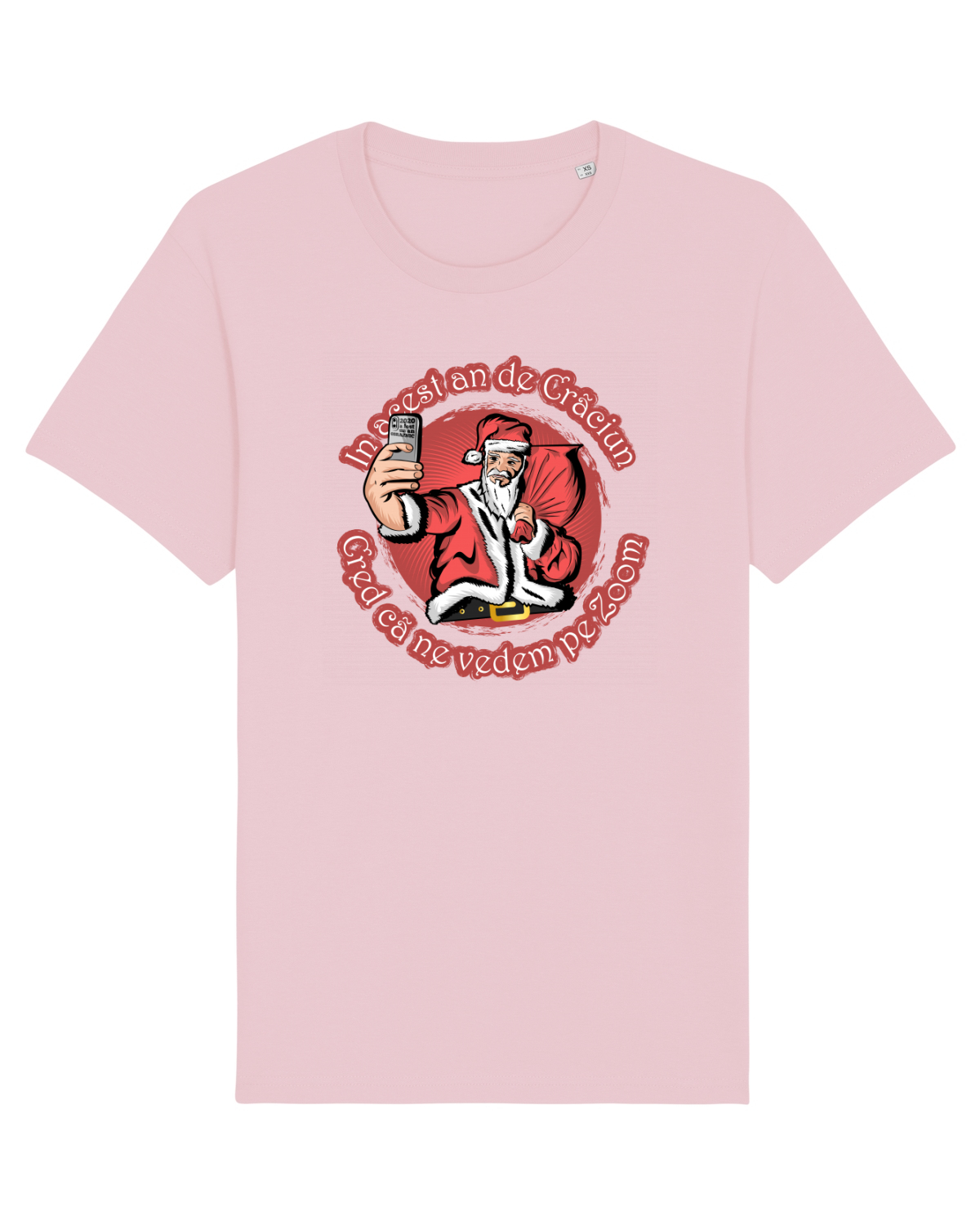 Tricou mânecă scurtă Unisex Rocker Cotton Pink