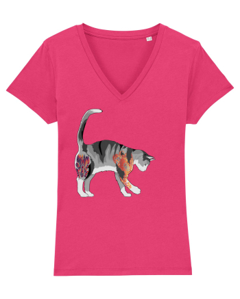 Tattooed Cat 2 Raspberry