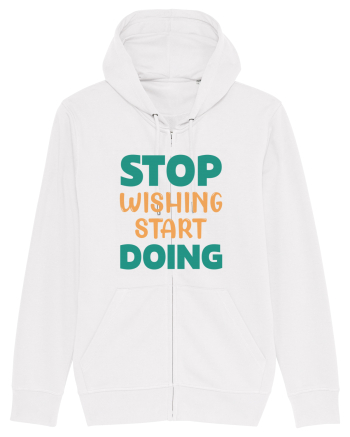 Stop Wishing, Start Doing White