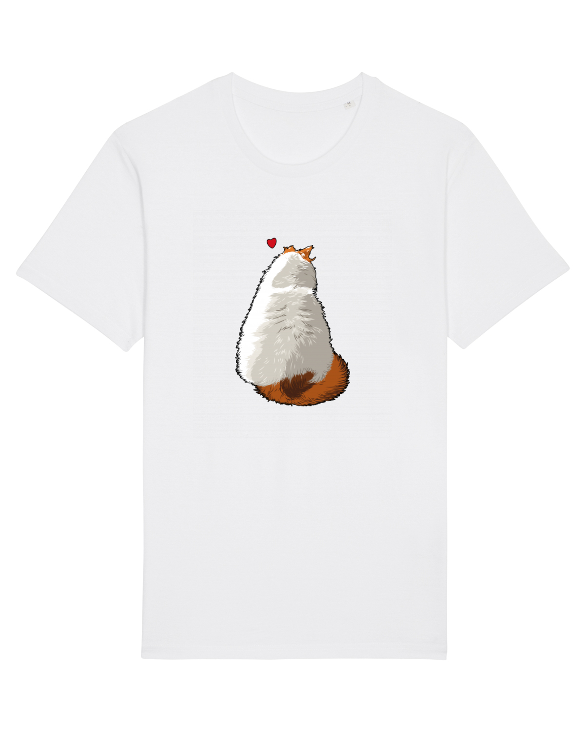 Tricou mânecă scurtă Unisex Rocker White