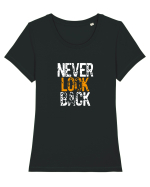 Never look back Tricou mânecă scurtă guler larg fitted Damă Expresser
