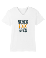 Never look back Tricou mânecă scurtă guler V Bărbat Presenter