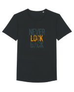 Never look back Tricou mânecă scurtă guler larg Bărbat Skater