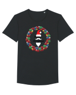 Merry Christmas! Tricou mânecă scurtă guler larg Bărbat Skater