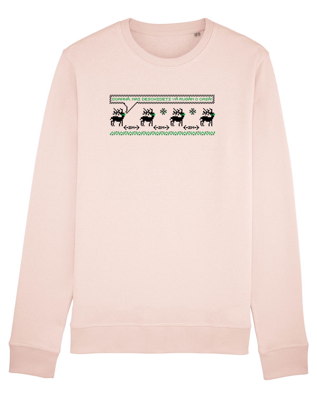 Bluză mânecă lungă Unisex Rise Candy Pink