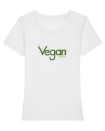 Vegan Mafia Tricou mânecă scurtă guler larg fitted Damă Expresser