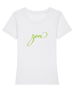 zen Tricou mânecă scurtă guler larg fitted Damă Expresser