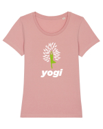 yogi Tricou mânecă scurtă guler larg fitted Damă Expresser
