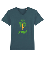 yogi Tricou mânecă scurtă guler V Bărbat Presenter